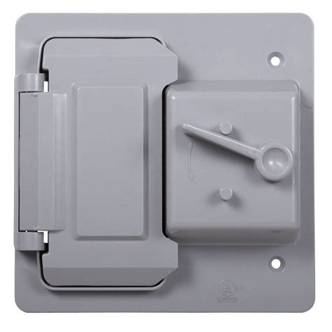 taymac 2-gang non metallic weatherproof box cover|taymac outlet covers.